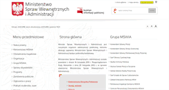 Desktop Screenshot of bip.mswia.gov.pl